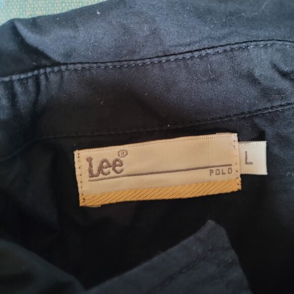 Vintage LEE Button Up T-Shirt with Silver Buttons, Size Small, Polo, - Picture 2 of 2